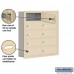 Salsbury Cell Phone Storage Locker - 5 Door High Unit (5 Inch Deep Compartments) - 10 B Doors - Sandstone - Recessed Mounted - Master Keyed Locks   19055-10SRK